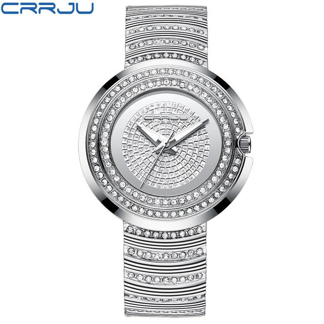 Gold Quartz Waterproof Watch