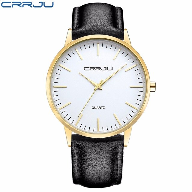 Stainless Steel Quartz Golden Watch