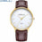 Stainless Steel Quartz Golden Watch