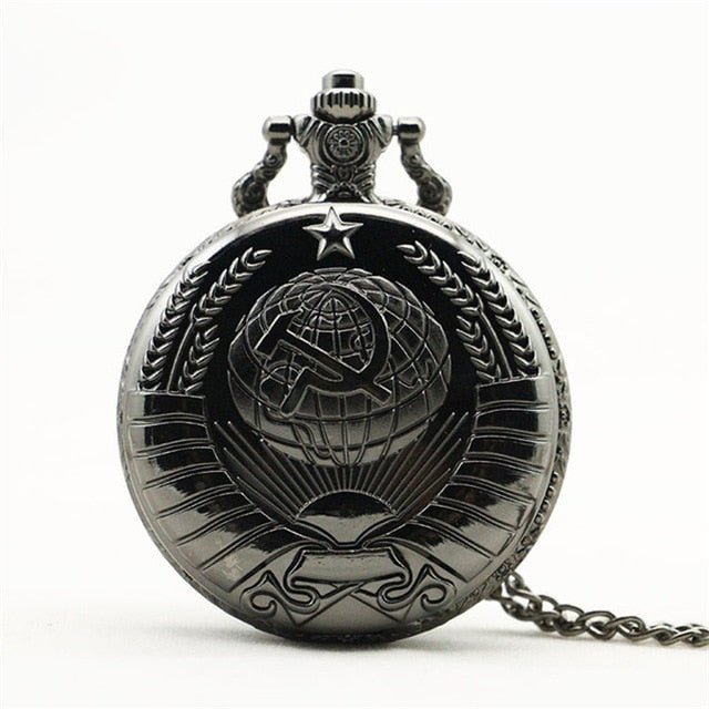 Soviet Badges Sickle Emblem Communism Fob Chain Watch