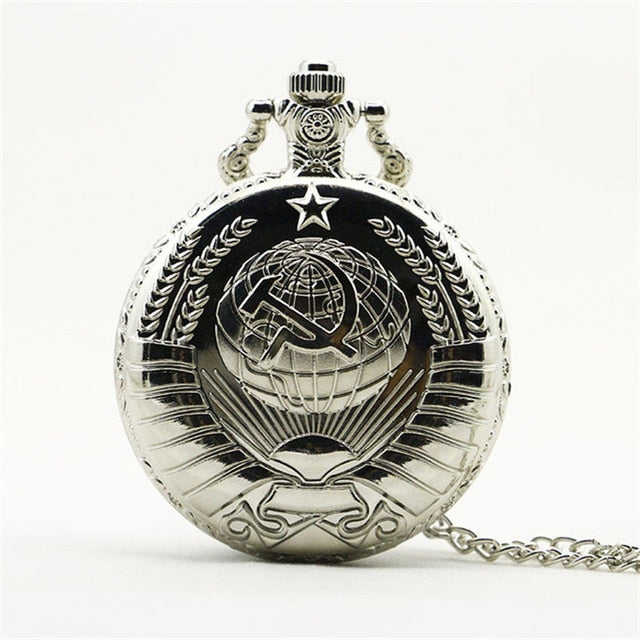 Soviet Badges Sickle Emblem Communism Fob Chain Watch