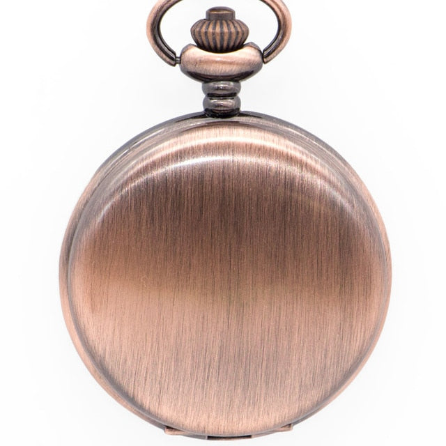 Golden Smooth Quartz Pocket Watch
