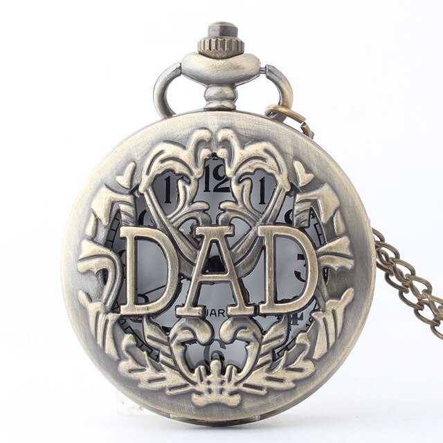Vintage Chain Retro The Greatest Quartz Pocket Watch