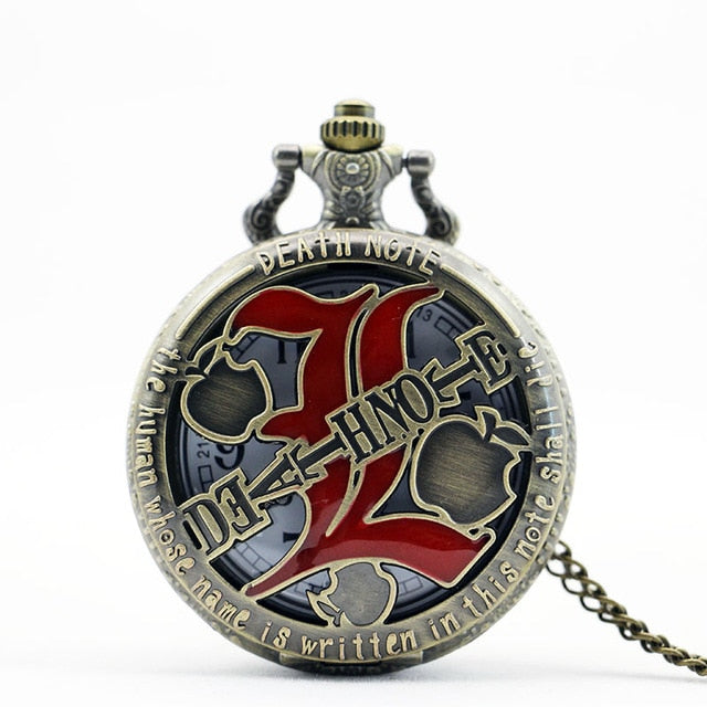 Death Note Quartz Pocket Watch