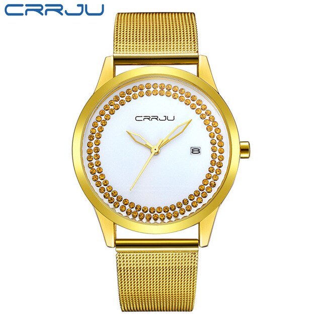 Steel Alloy Quartz Watch
