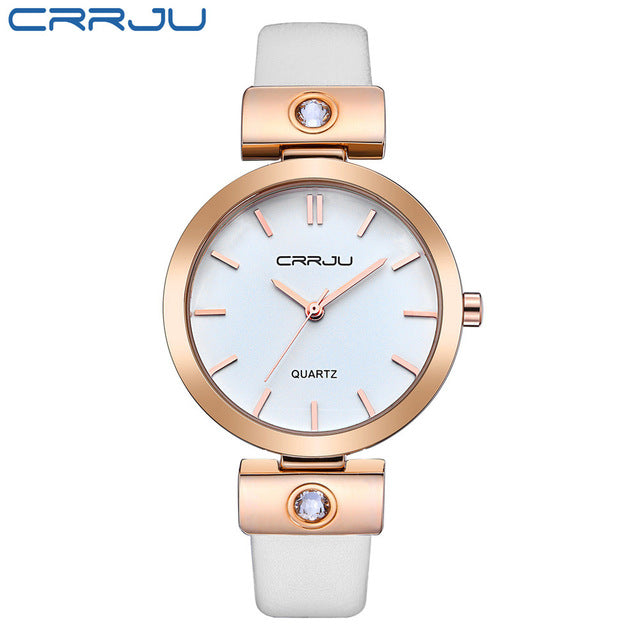 Retro Waterproof Leather Quartz Watch