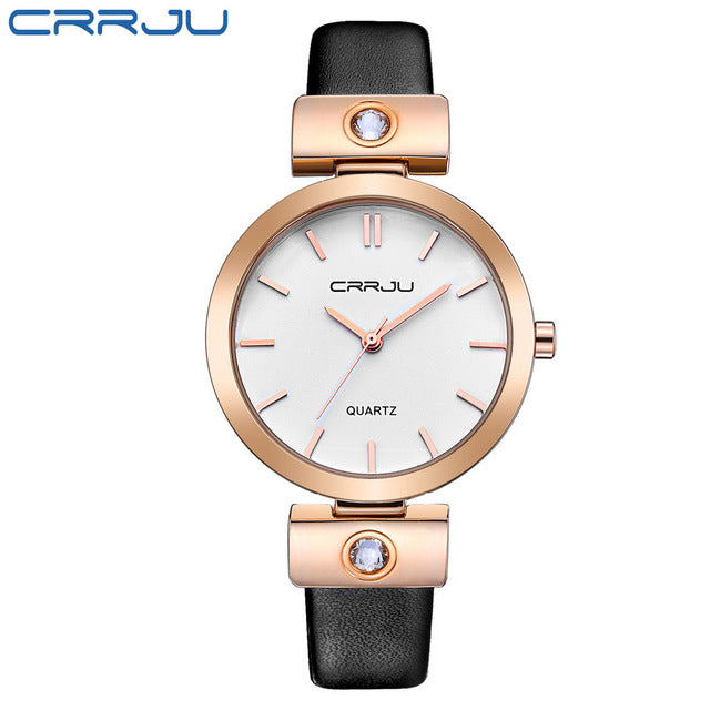Retro Waterproof Leather Quartz Watch
