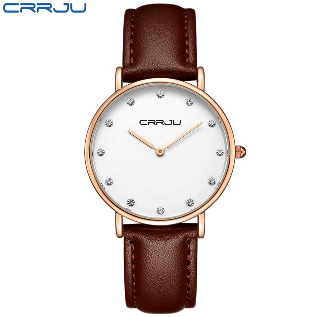 Quartz Brand Rhinestone Watch