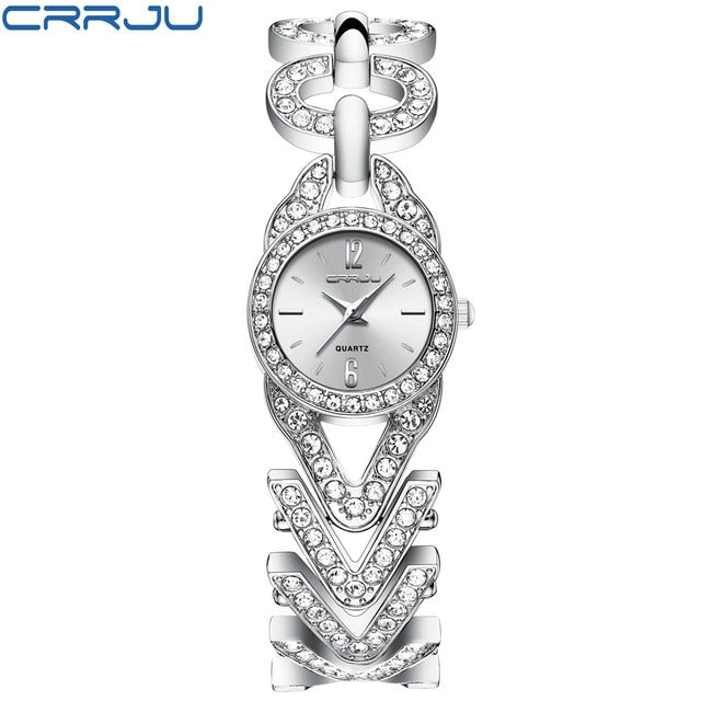 Stainless Steel Quartz Golden Watch