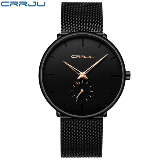 Waterproof Ultra Thin Dial Quartz Watch