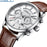 Waterproof Chronograph Leather Watch