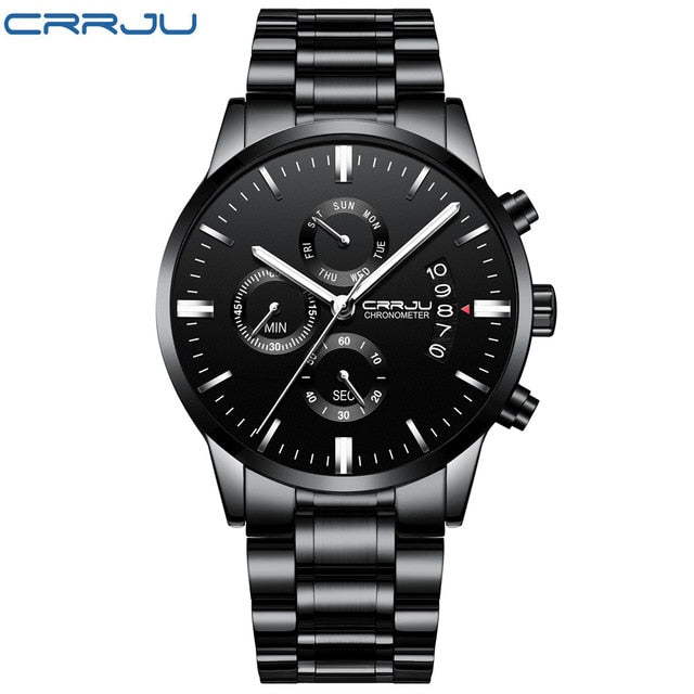 Military Quartz Steel Watch