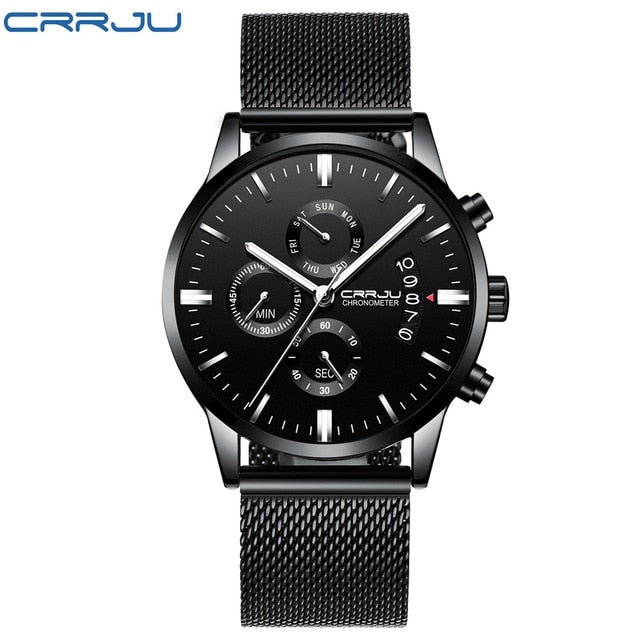 Military Quartz Steel Watch