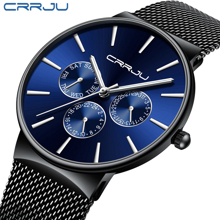 Quarz Mesh Strap Waterproof Watch