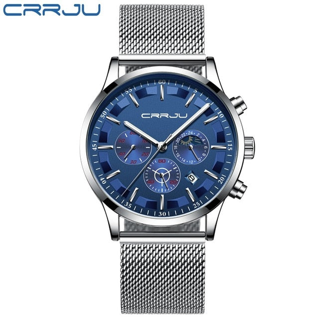 Quartz Mesh Steel Watch