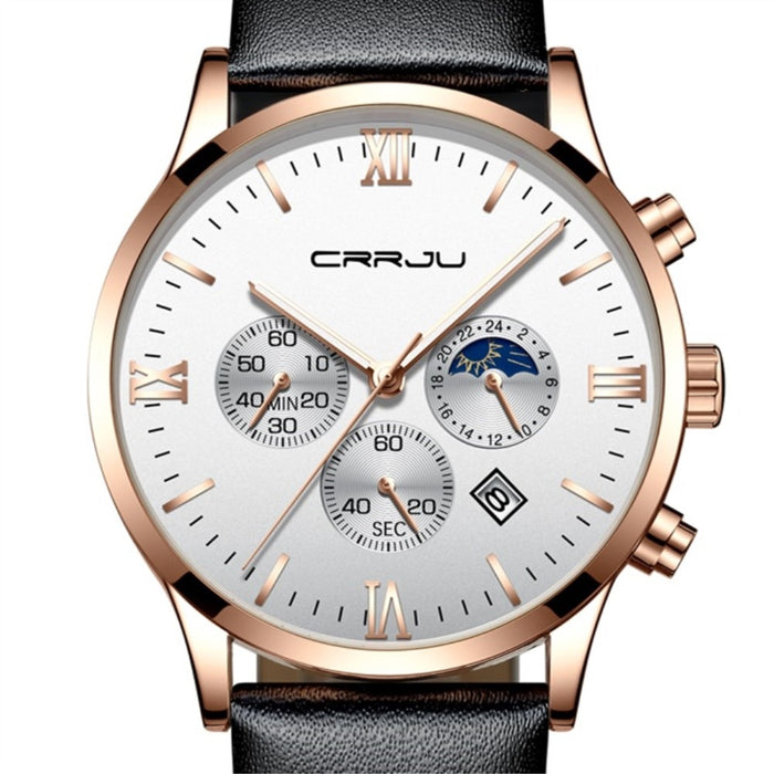 Leather Quartz Watch