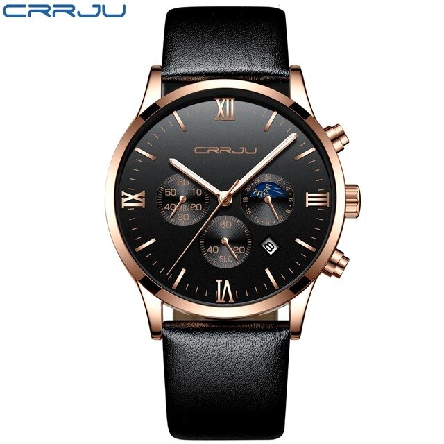 Leather Quartz Watch