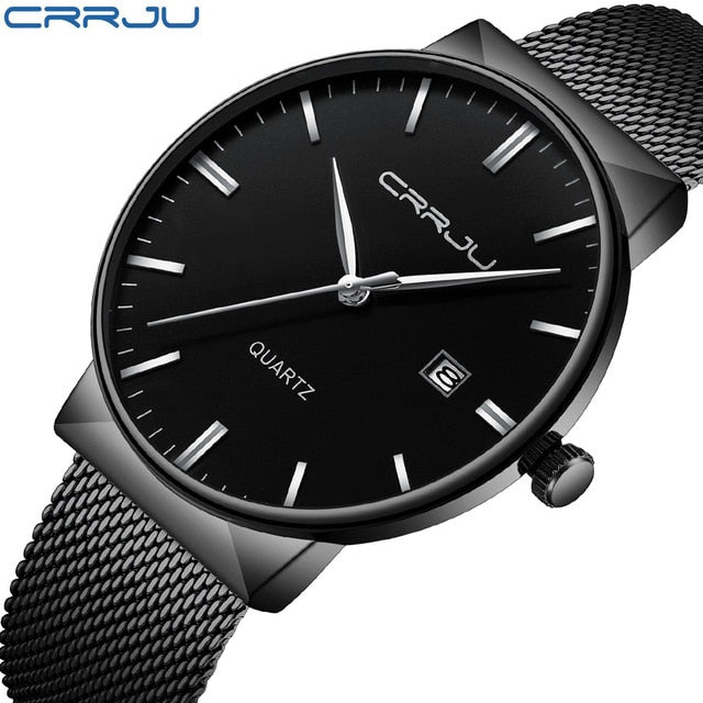 Stainless Steel Waterproof Quartz Watch