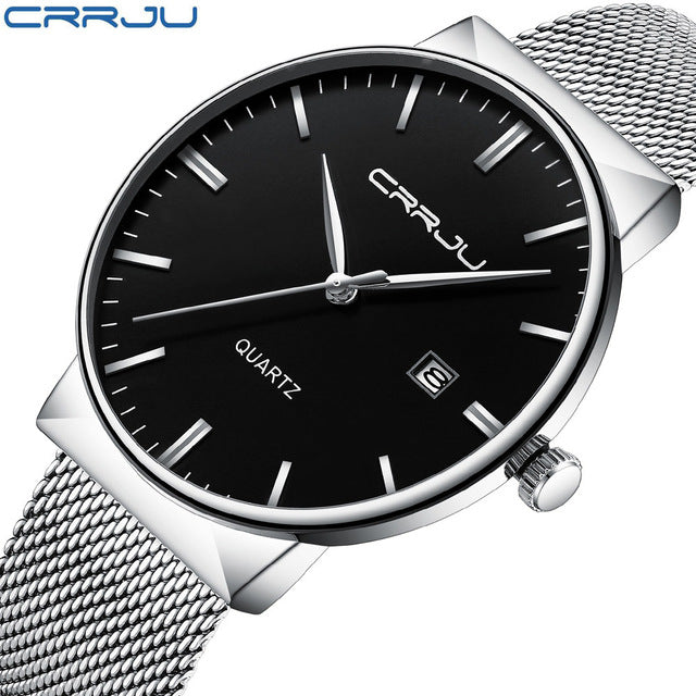 Stainless Steel Waterproof Quartz Watch