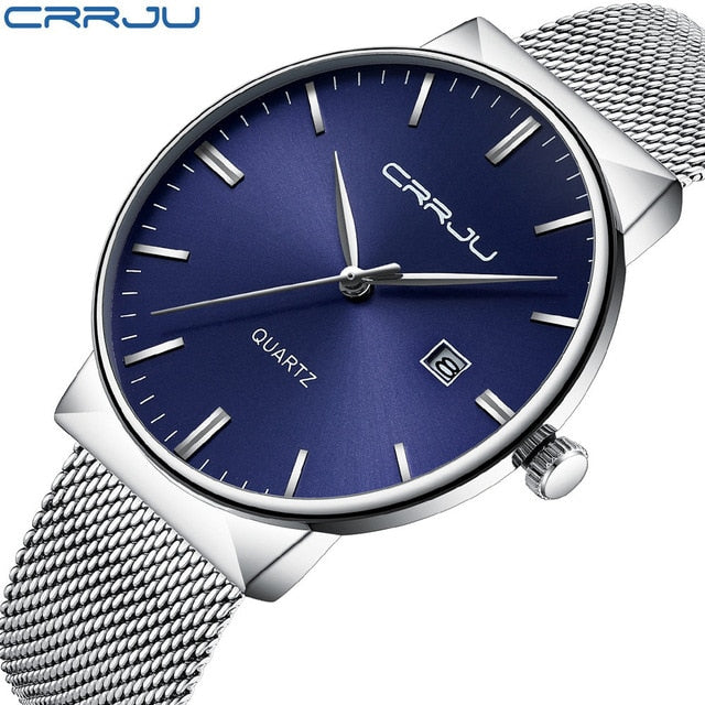 Stainless Steel Waterproof Quartz Watch