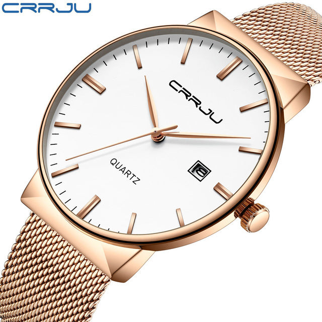 Stainless Steel Waterproof Quartz Watch