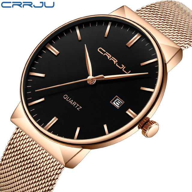 Stainless Steel Waterproof Quartz Watch