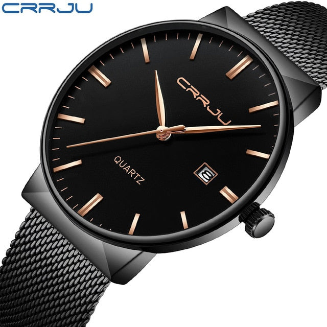 Stainless Steel Waterproof Quartz Watch