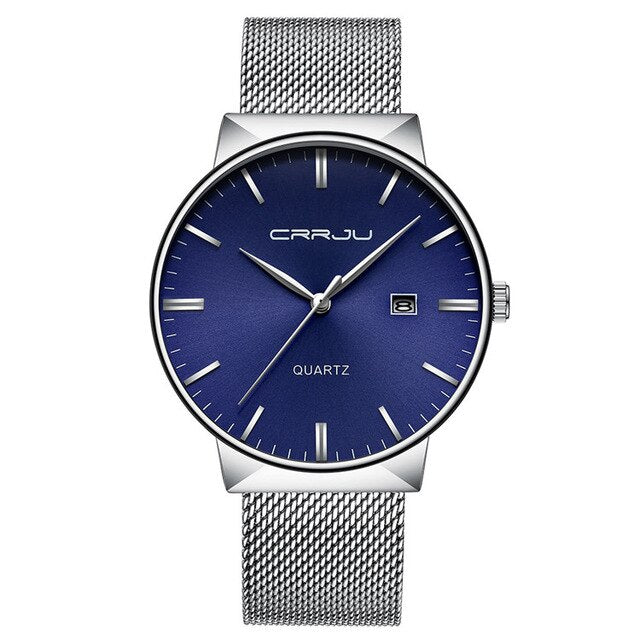 Brand Mesh Band Watch