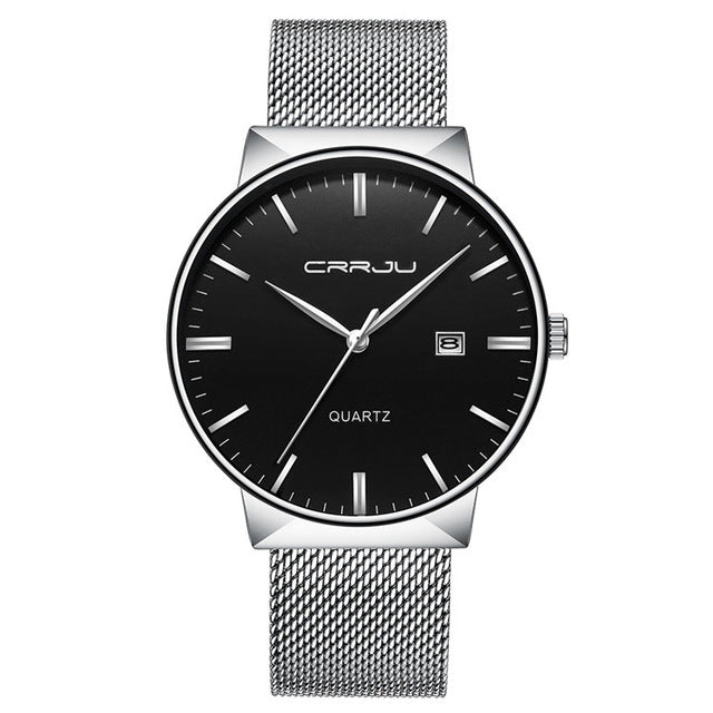 Brand Mesh Band Watch