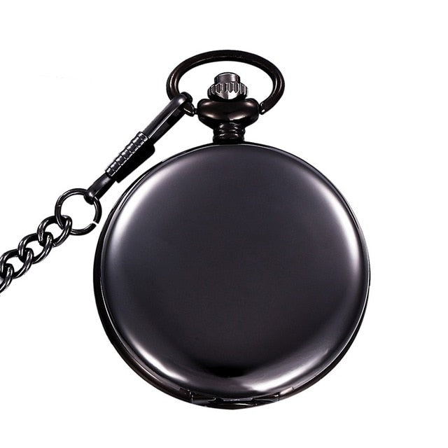 Golden Smooth Quartz Pocket Watch