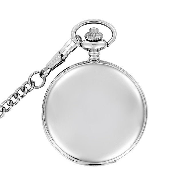 Golden Smooth Quartz Pocket Watch