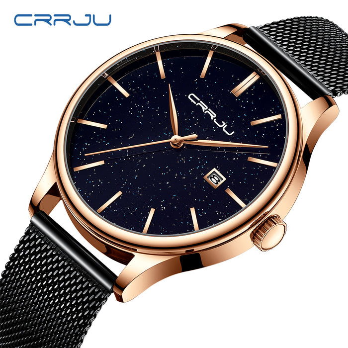 Rose Gold Stainless Steel Watch