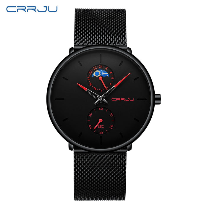 Mesh Steel Waterproof Quartz Watch