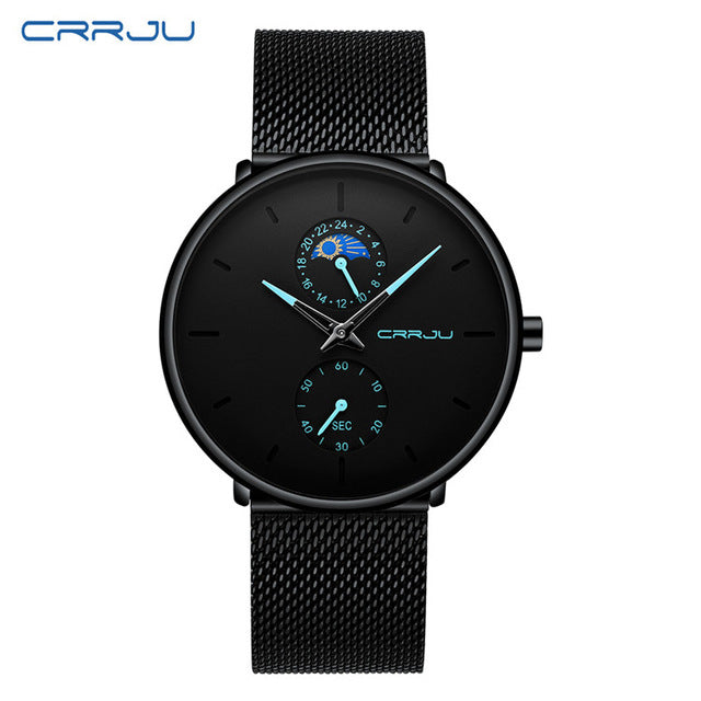 Mesh Steel Waterproof Quartz Watch