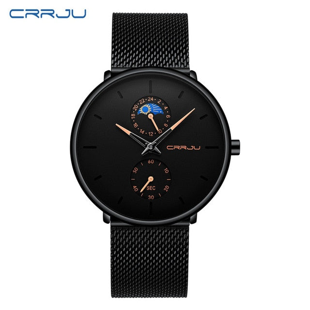Mesh Steel Waterproof Quartz Watch