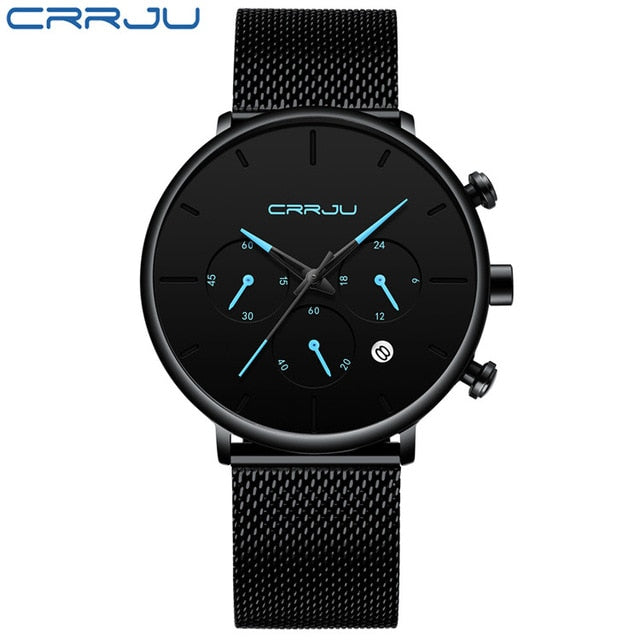 Dial Quartz Slim Mesh Watch