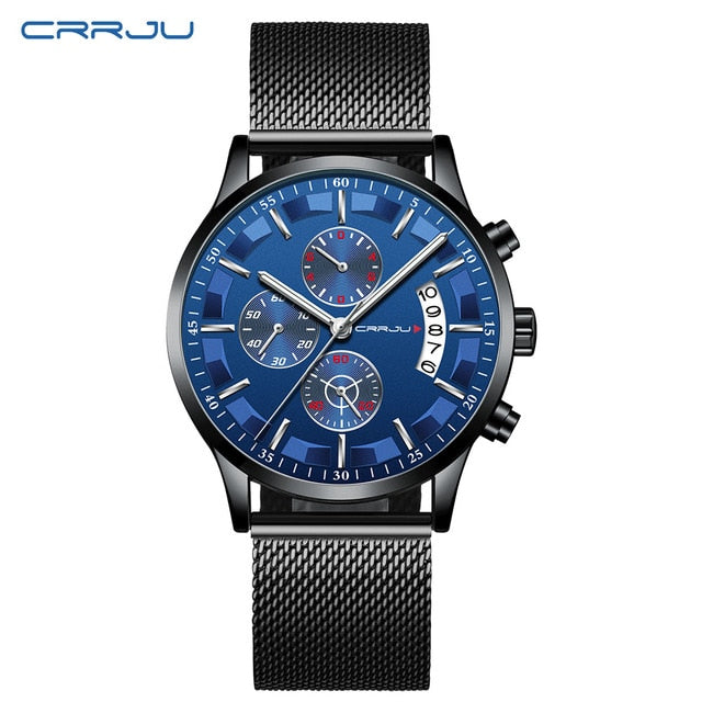 Waterproof Stainless Steel Quartz Watch