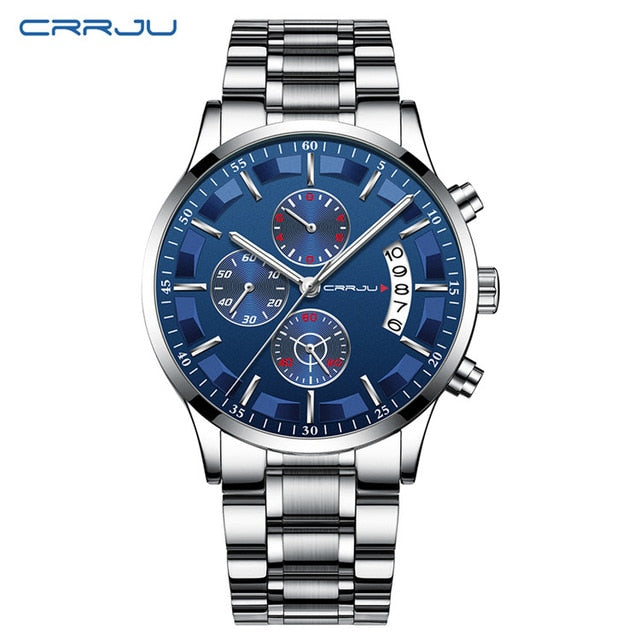 Waterproof Stainless Steel Quartz Watch