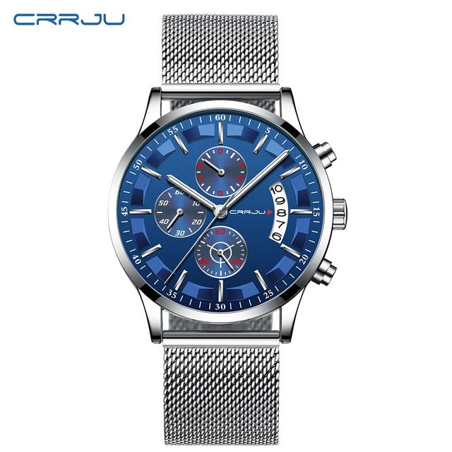 Waterproof Stainless Steel Quartz Watch