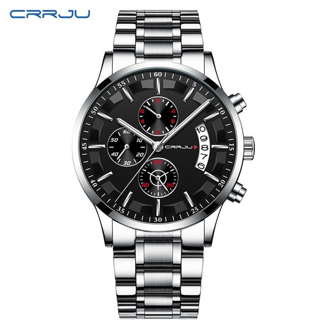 Waterproof Stainless Steel Quartz Watch