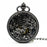 Retro Classic Silver Steampunk Mechanical Pocket Watch
