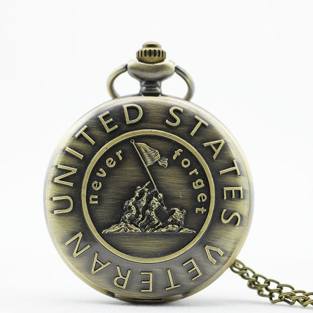 Retro Antique Bronze Little Prince Quartz Pocket Watch