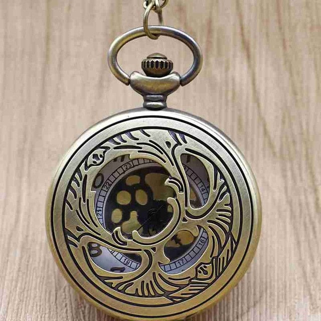 Retro Antique Bronze Little Prince Quartz Pocket Watch
