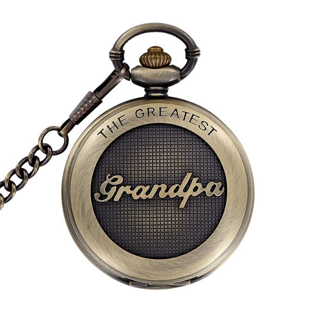 Retro Antique Bronze Little Prince Quartz Pocket Watch