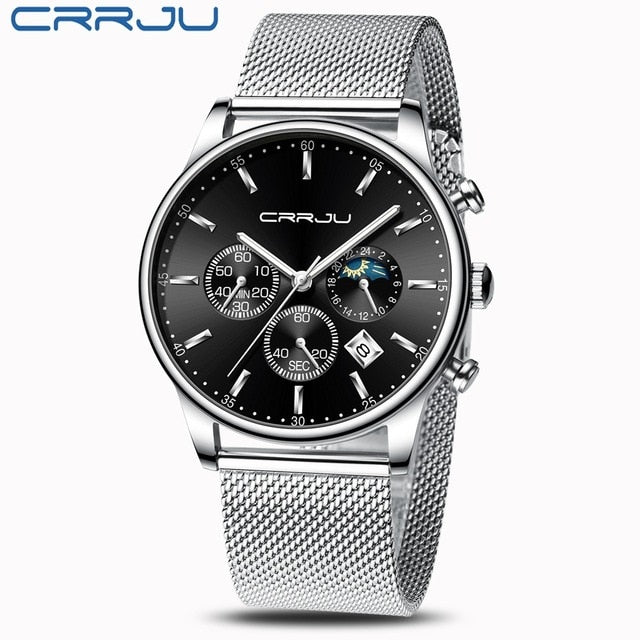 Waterproof Quartz Mesh Strap Watch