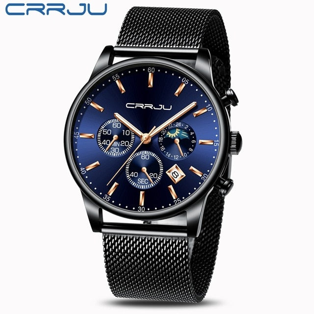 Waterproof Quartz Mesh Strap Watch