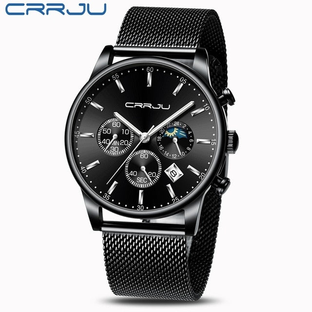 Waterproof Quartz Mesh Strap Watch