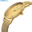 Stainless Steel Quartz Golden Watch